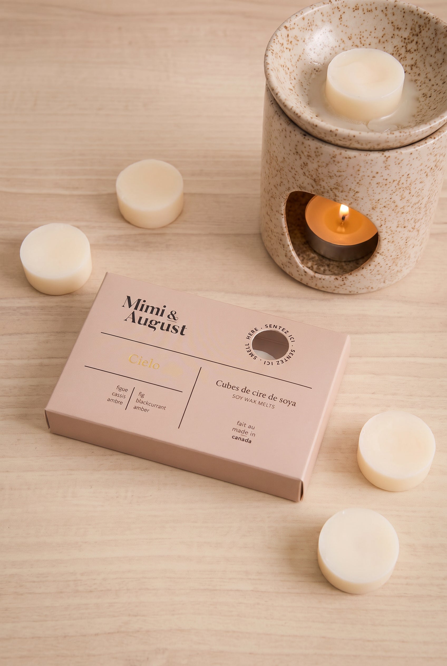 top view of Cielo Soy Wax Melts at Maison garçonne