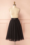 Thayri Black Tulle Midi Skirt | Boutique 1861 front view