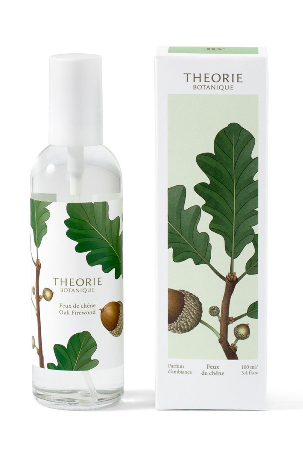 Oak Firewood Room Spray by Theorie Botanique | Maison garçonne bottle 