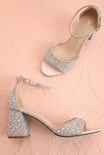 Topview Cornelian Rhinestone Block Heel Sandals with Blue Sole from Betsey Johnson at boutique 1861