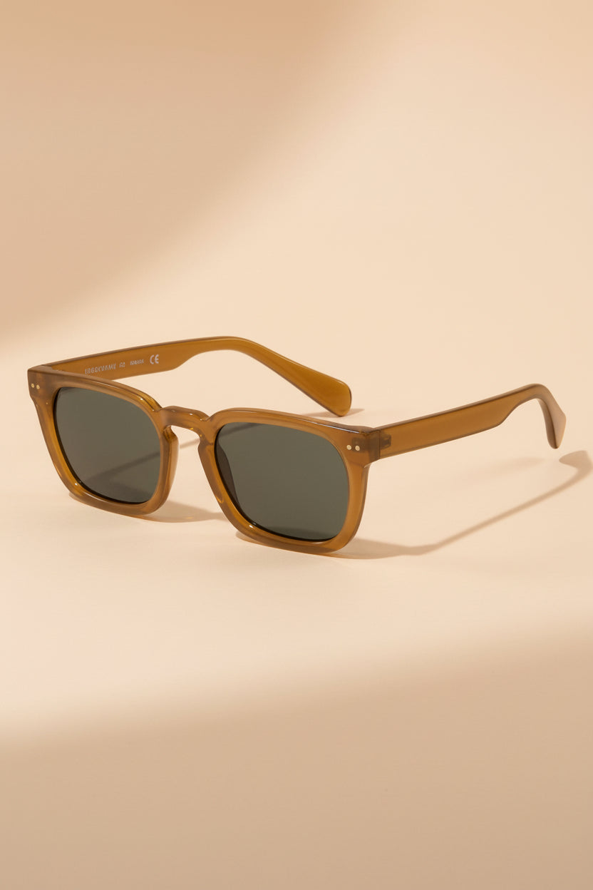 Elettra Sunglasses with brown frame from Pilgrim available at la petite garçonne