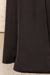 Versailles Black Maxi Dress w/ Laced Back | La petite garçonne bottom