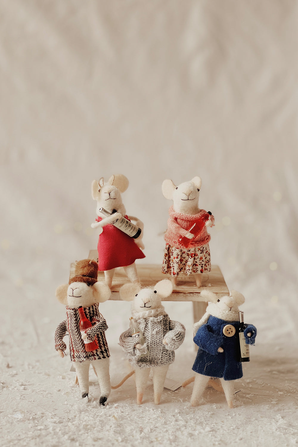 Wine Mouse | Holiday Ornament - 5 Options