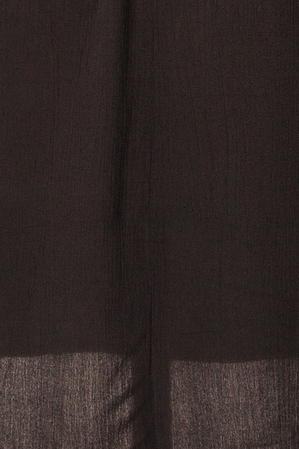 Ababa Black Oversized Short Dress | La petite garçonne fabric