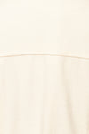 Abbotsford White Sleeveless Tweed Blazer Dress | La petite garçonne fabric