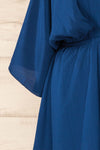 Aberdour Short Navy Dress w/ Batwing Sleeves | La petite garçonne sleeve
