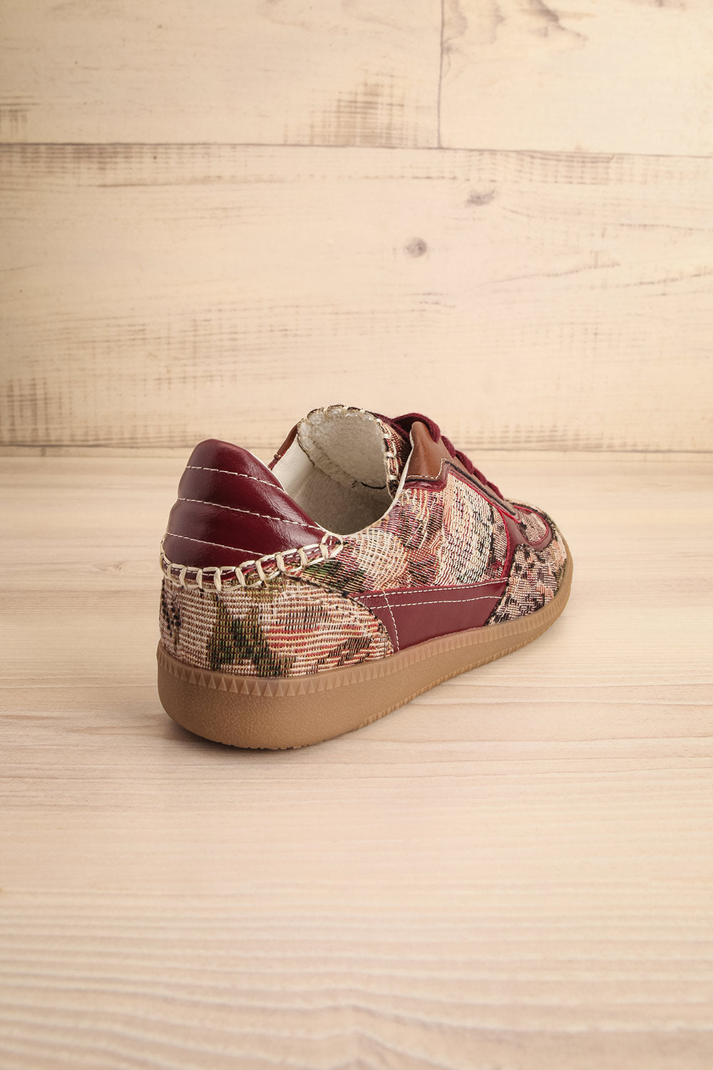 Abuja Jacquard Sneakers | La petite garçonne back view