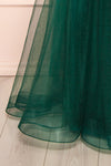 Aethera Green Sparkling Beaded A-Line Maxi Dress | Boutique 1861 bottom