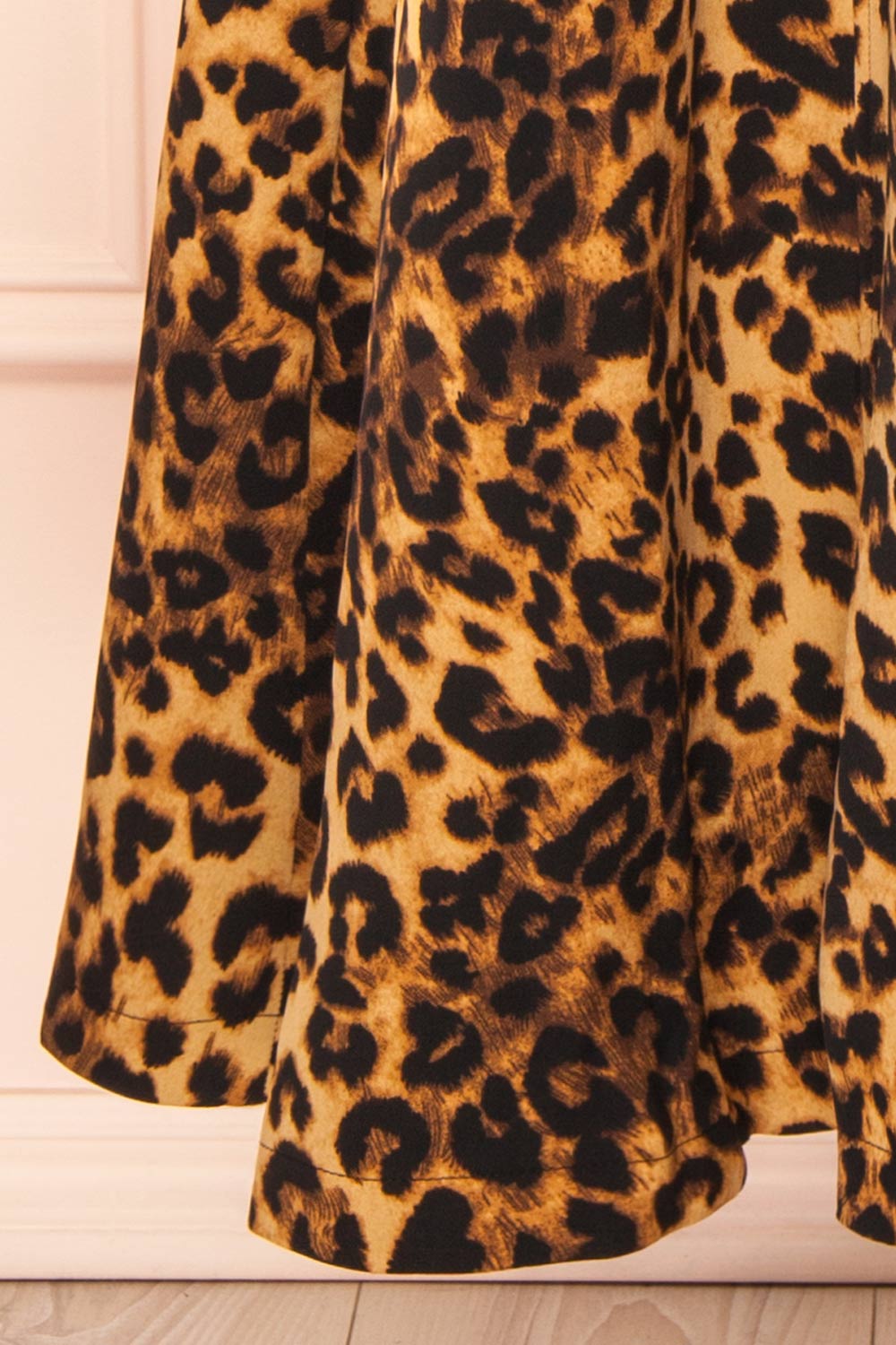 Aidan Leopard Bustier Midi Dress | Boutique 1861 bottom