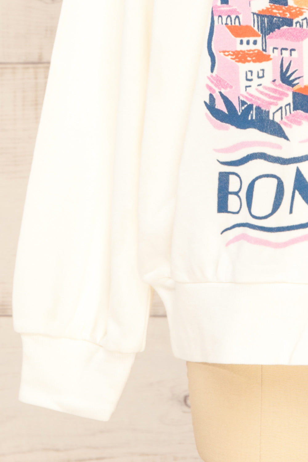 Akrotiri Overzised "Bon voyage!" Sweatshirt | La petite garçonne bottom