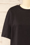 Akumi Black Classic T-Shirt | La petite garçonne front