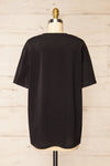 Akumi Black Classic T-Shirt | La petite garçonne back view