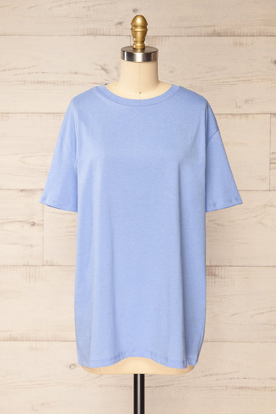 Akumi Blue Classic T-Shirt | La petite garçonne front view