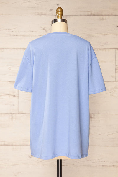 Akumi Blue Classic T-Shirt | La petite garçonne back view