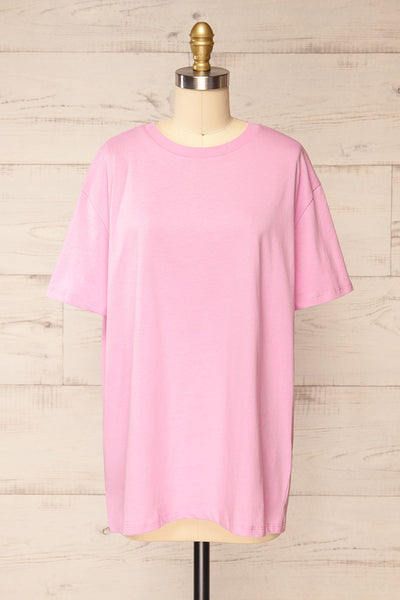 Akumi Pink Classic T-Shirt | La petite garçonne front view