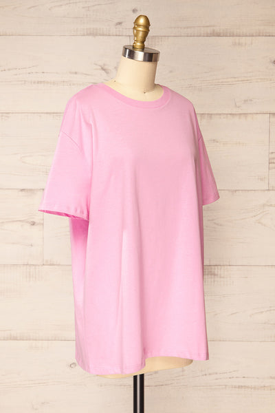 Akumi Pink Classic T-Shirt | La petite garçonne side view