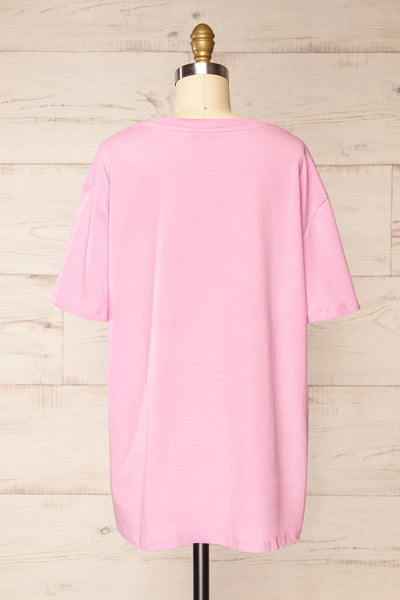 Akumi Pink Classic T-Shirt | La petite garçonne back view