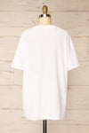 Akumi White Classic T-Shirt | La petite garçonne back view