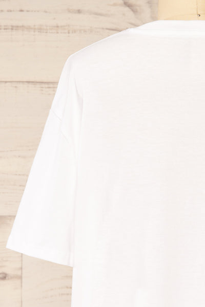 Akumi White Classic T-Shirt | La petite garçonne back