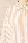 Alistaire Oversized Striped Shirt Dress | La petite garçonne front