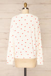 Allorah Ivory Sweater w/ Heart Pattern | La petite garçonne back view