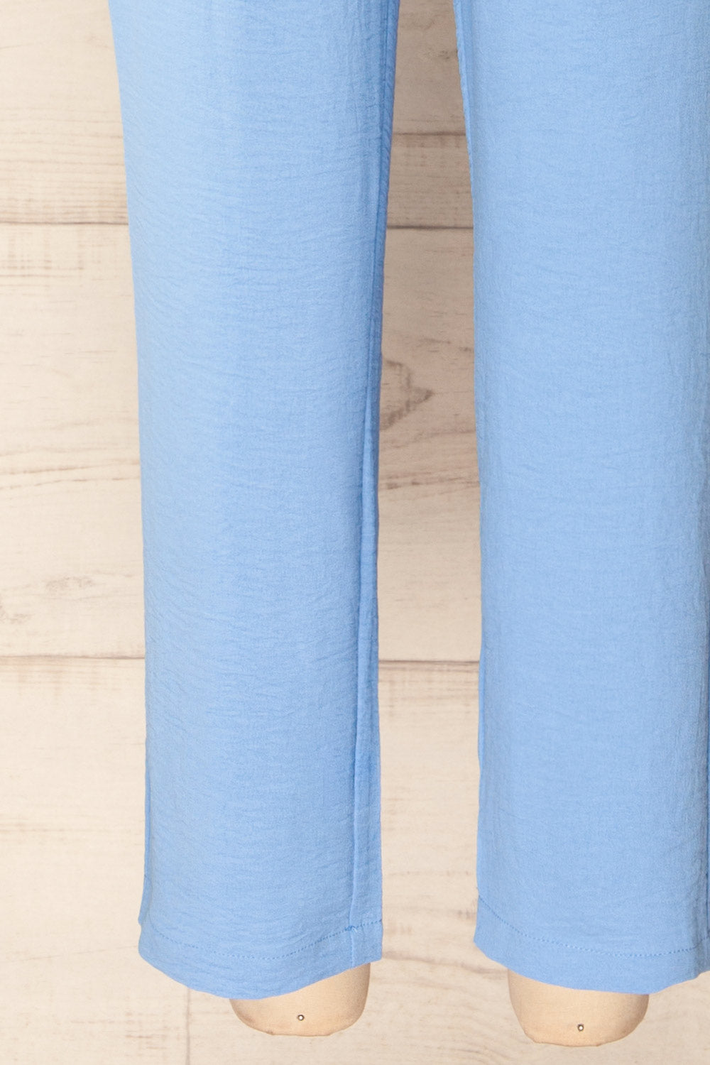 Alycia Blue Flowy Straight-Leg Pants | La petite garçonne  bottom 