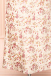 Amabel Floral Silky Midi Dress | Boutique 1861 bottom