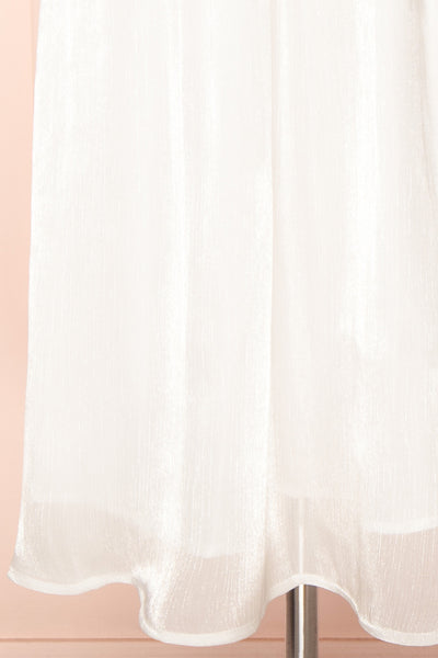 Anaiis White Strapless Midi Dress | Boutique 1861 bottom