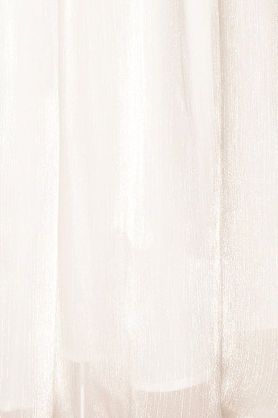 Anaiis White Strapless Midi Dress | Boutique 1861 fabric