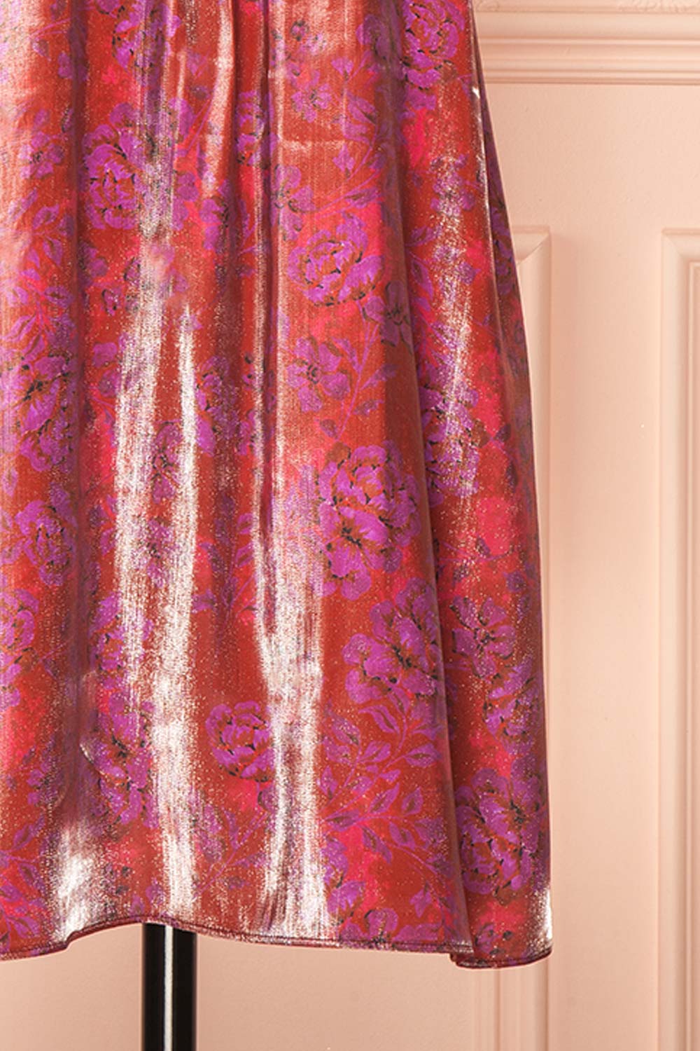 Analeia Shimmering Short Halter Neck Dress | pattern