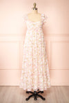 Anania Shimmery Floral Midi Dress | Boutique 1861 front view