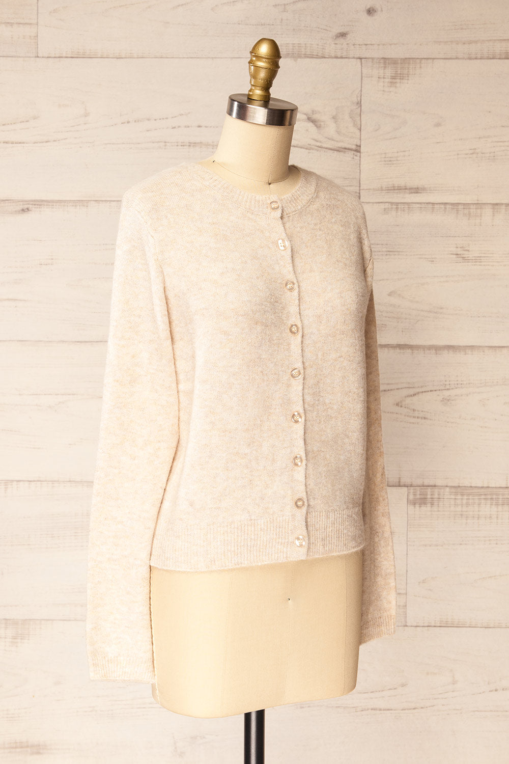 Andenes Beige | Cardigan Boutonné