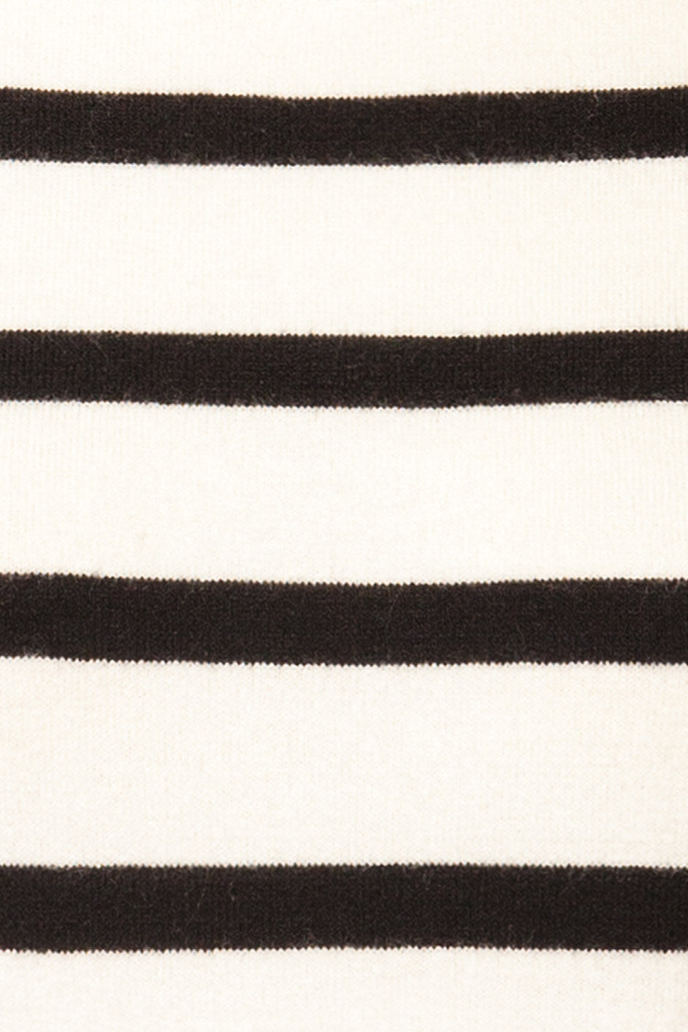 Antigua Striped Soft Knit T-Shirt | La petite garçonne fabric 
