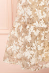 Antonina Bustier Floral Midi Dress | Boutique 1861 bottom close-up