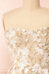 Antonina Bustier Floral Midi Dress | Boutique 1861 front close-up
