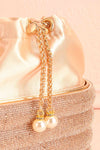 Apasiona Champagne Crystal Bucket Bag | Boutique 1861 side close-up