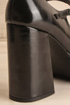 Apluwai Heeled Mary Jane Shoes | La petite garçonne back close-up