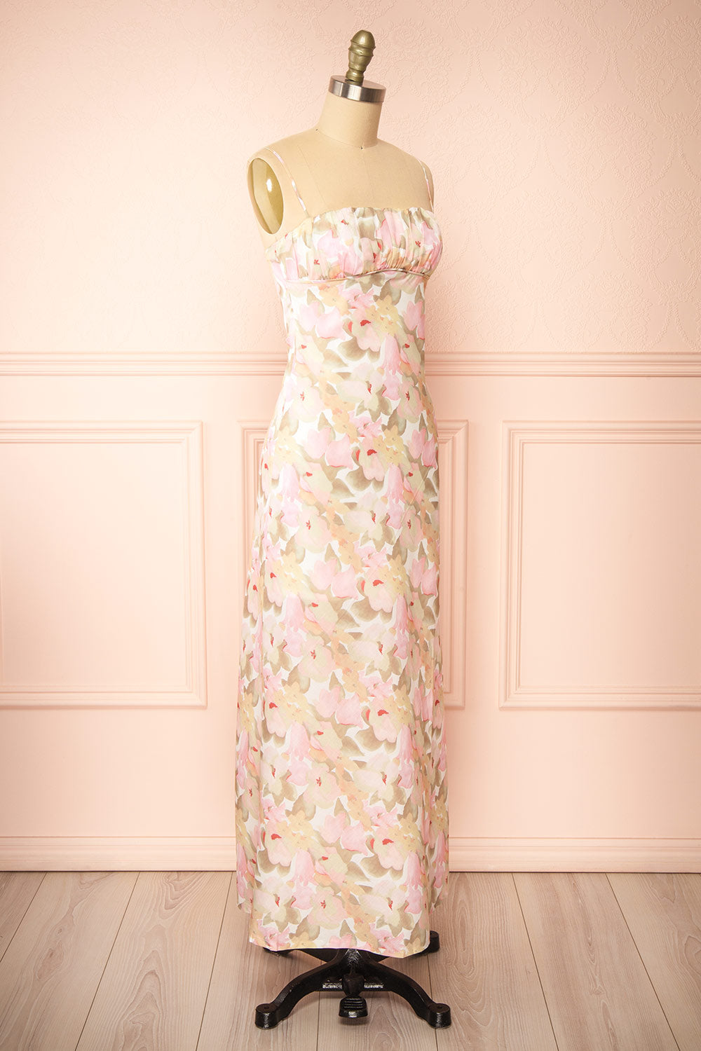 Apostrofia Floral Maxi Dress | Boutique 1861  side view