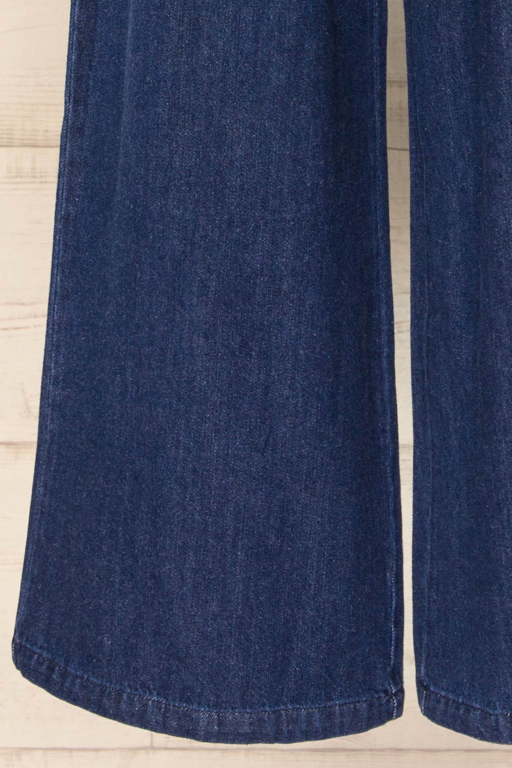 Arandas Wide-Leg Denim Pants with Pleats | La petite garçonne bottom 