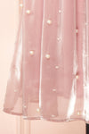 Ardelle Short Mauve Babydoll Dress w/ Pearls | Boutique 1861 bottom