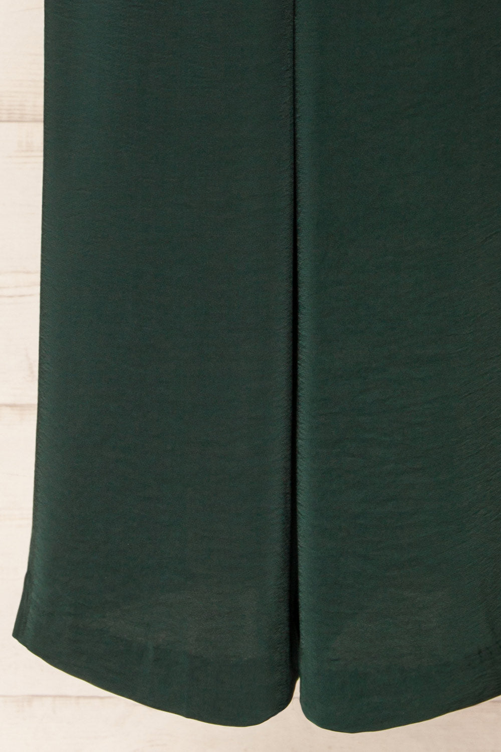 Arendal Green High-Waisted Satin Pants | La petite garçonne bottom