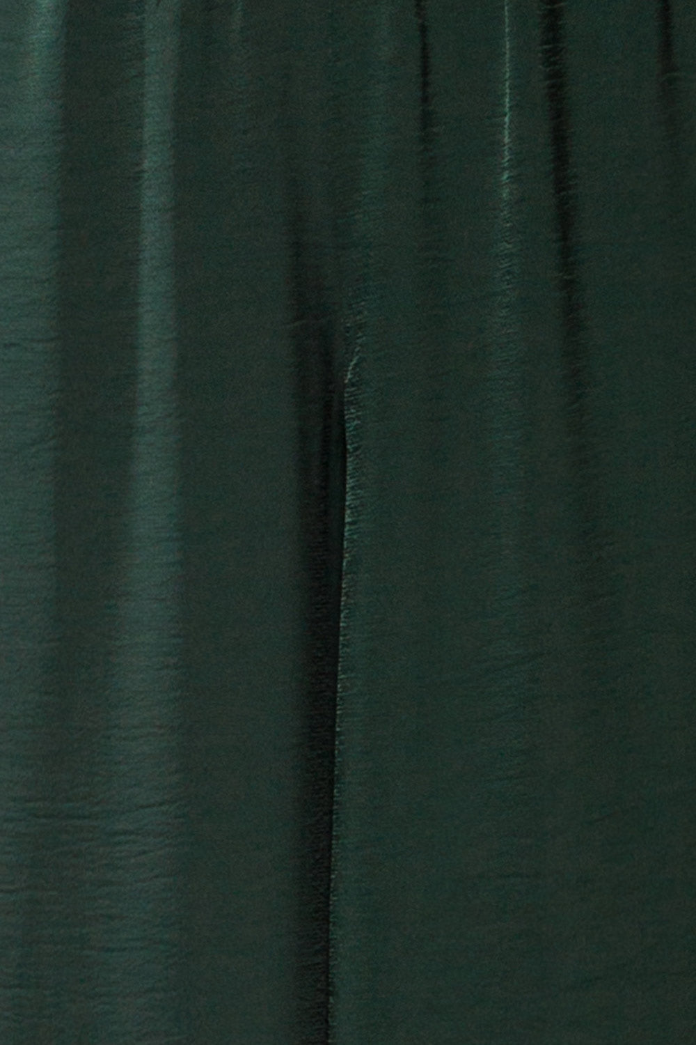 Arendal Green High-Waisted Satin Pants | La petite garçonne fabric 