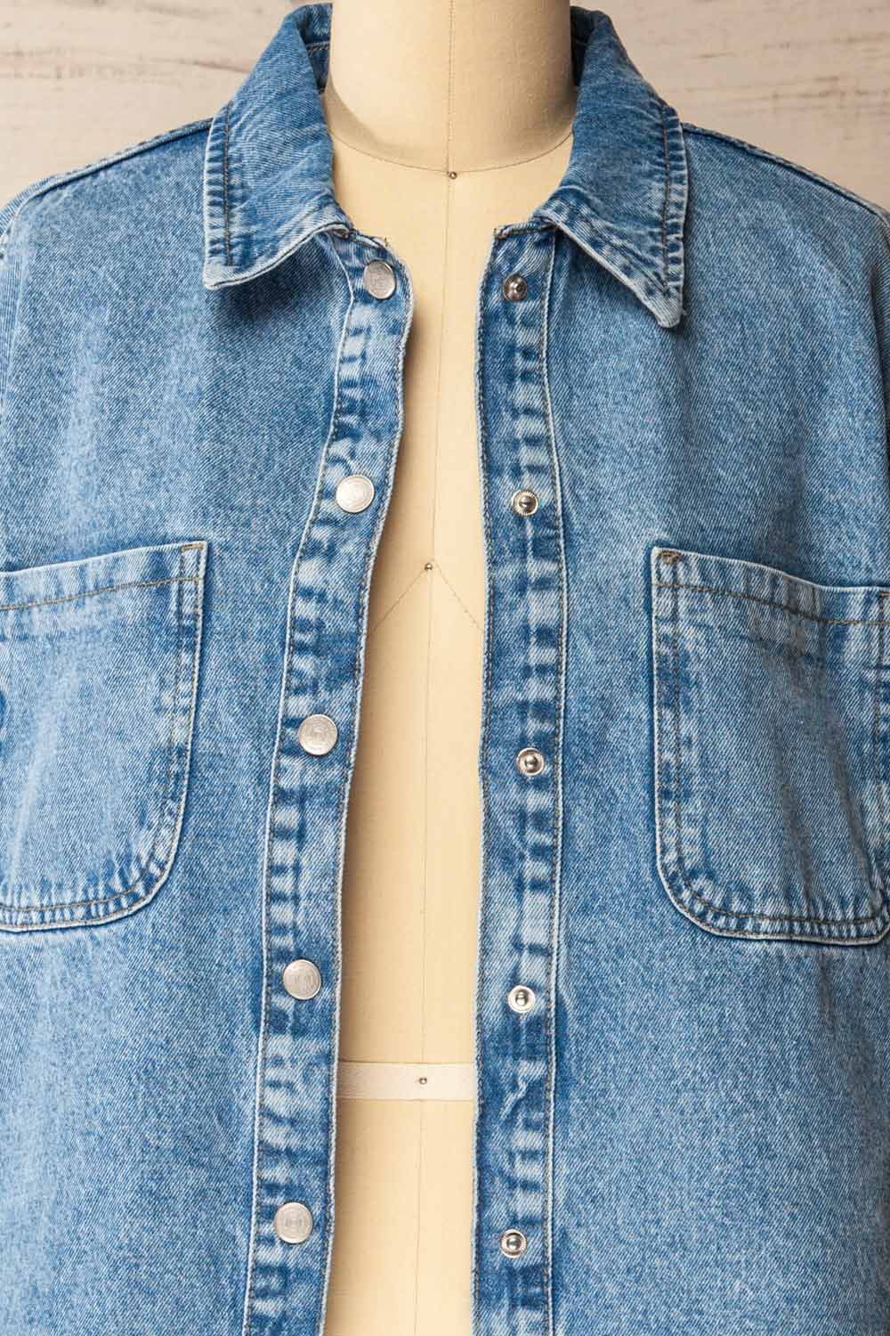 Argenta Oversized Denim Shirt | La petite garçonne open 