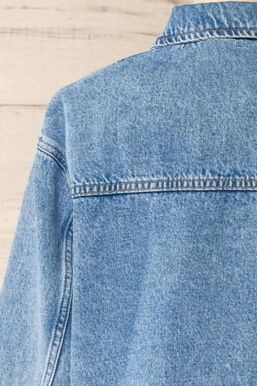 Argenta Oversized Denim Shirt | La petite garçonne back