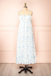 Arianette Long Floral Dress w/ Balloon Skirt | Boutique 1861 front view