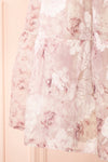 Arianwyn Short Floral Babydoll Dress | Boutique 1861 bottom close-up
