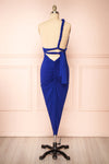 Aristella Blue Convertible Midi Dress | Boutique 1861 back view