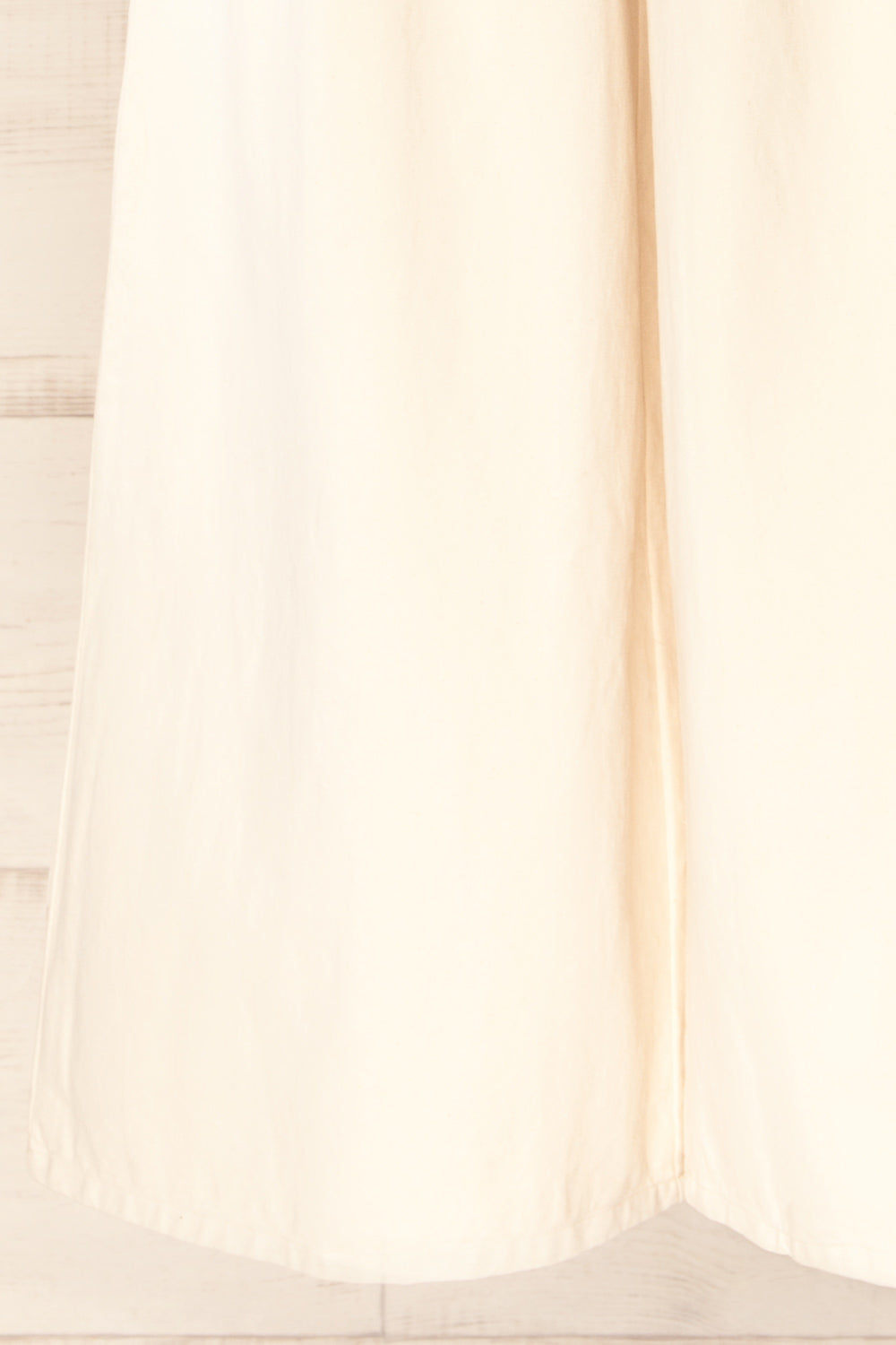 Arizona Ivory Wide Leg Pants with Waist Pleats | La petite garçonne bottom 