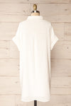 Arles Ivory Short Shirt Dress w/ Pockets | La petite garçonne  back view