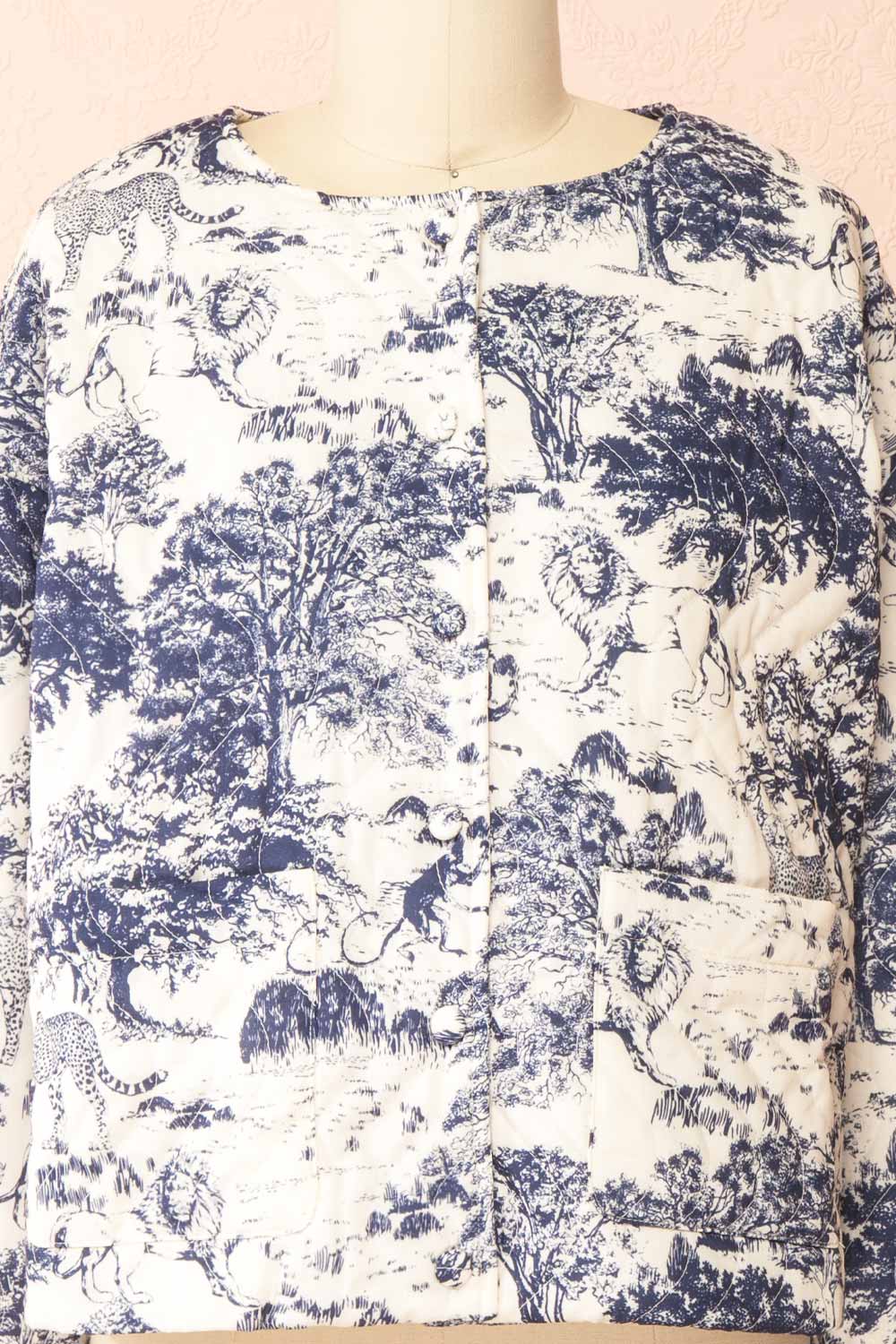 Armelle French Toile Quilted Jacket | Boutique 1861 front
